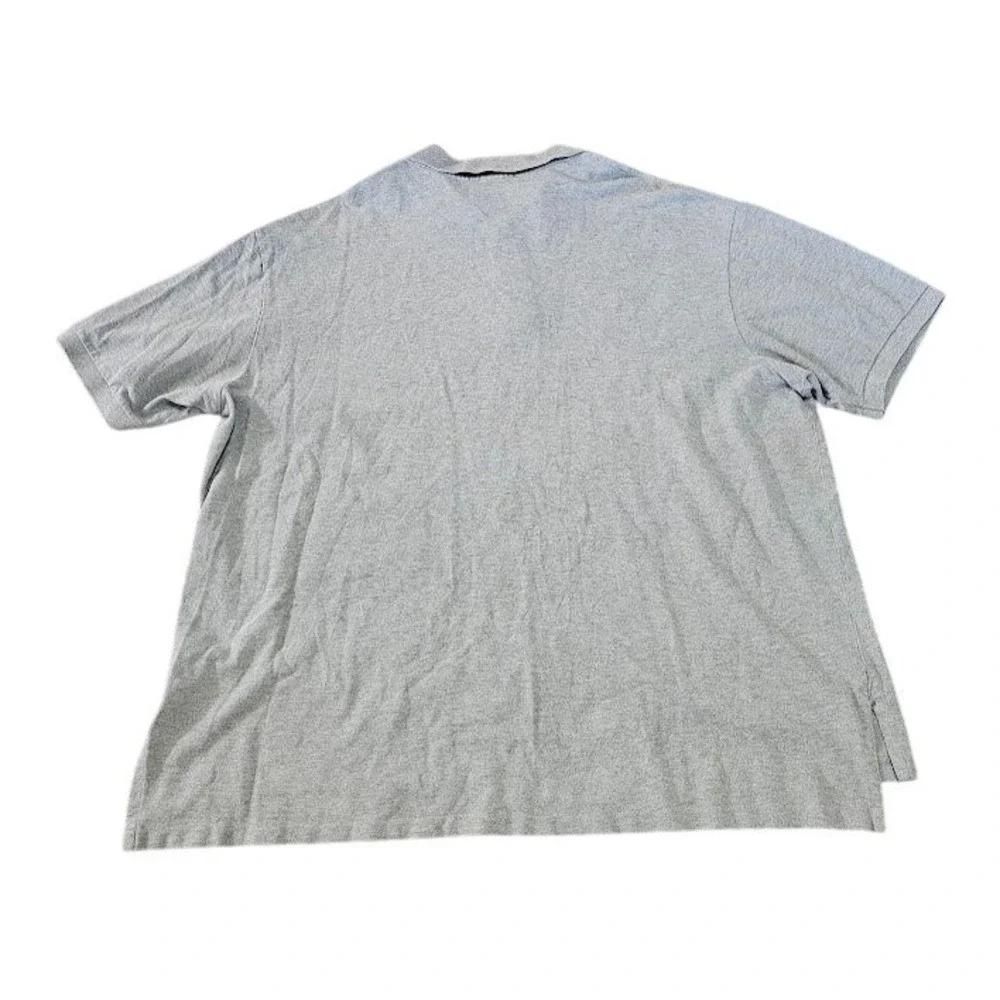 Polo Ralph Lauren Polo Shirt Men 3XB Big Heather Gray Short Sleeve Pique Cotton